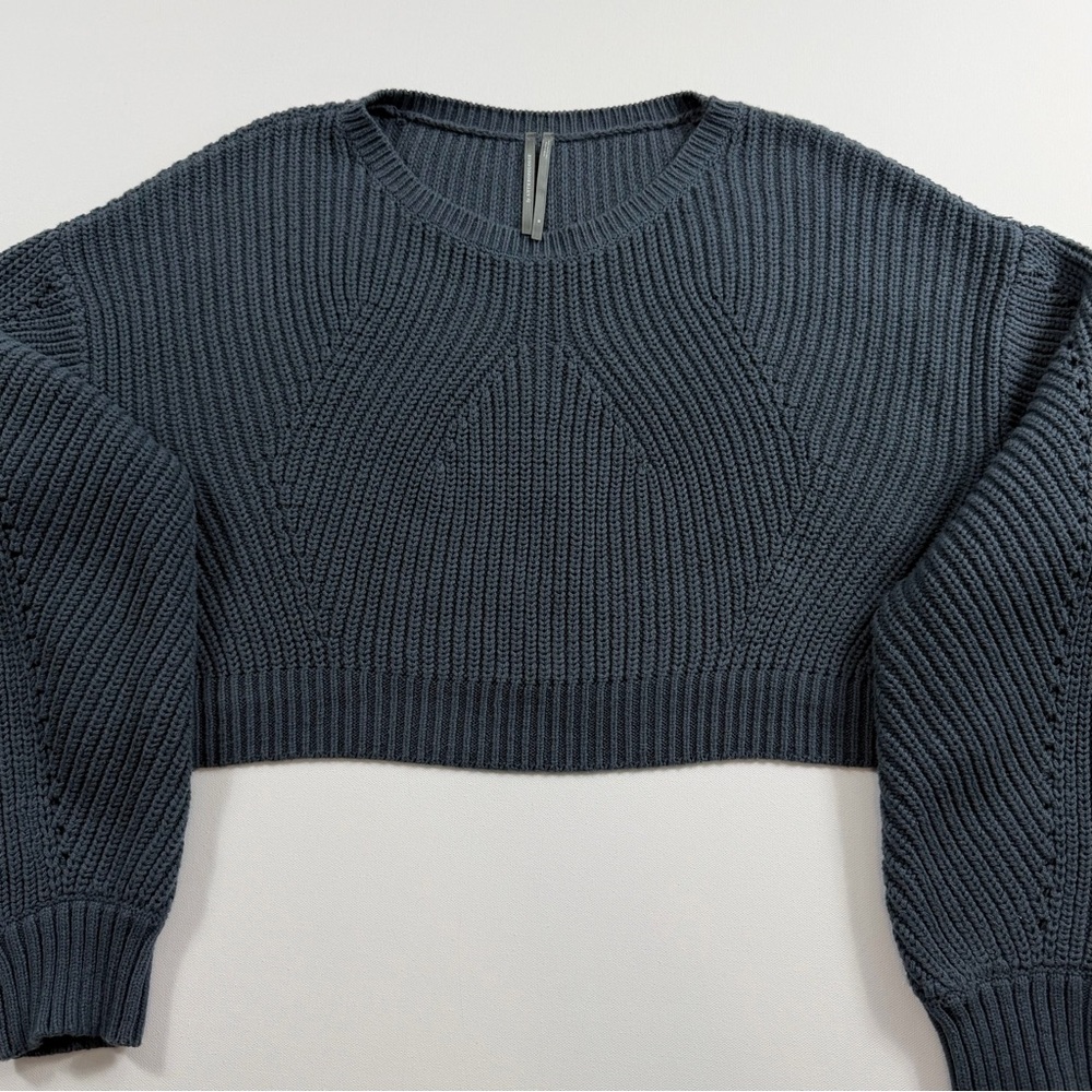 Anthropologie Blue Crew Neck Sweater